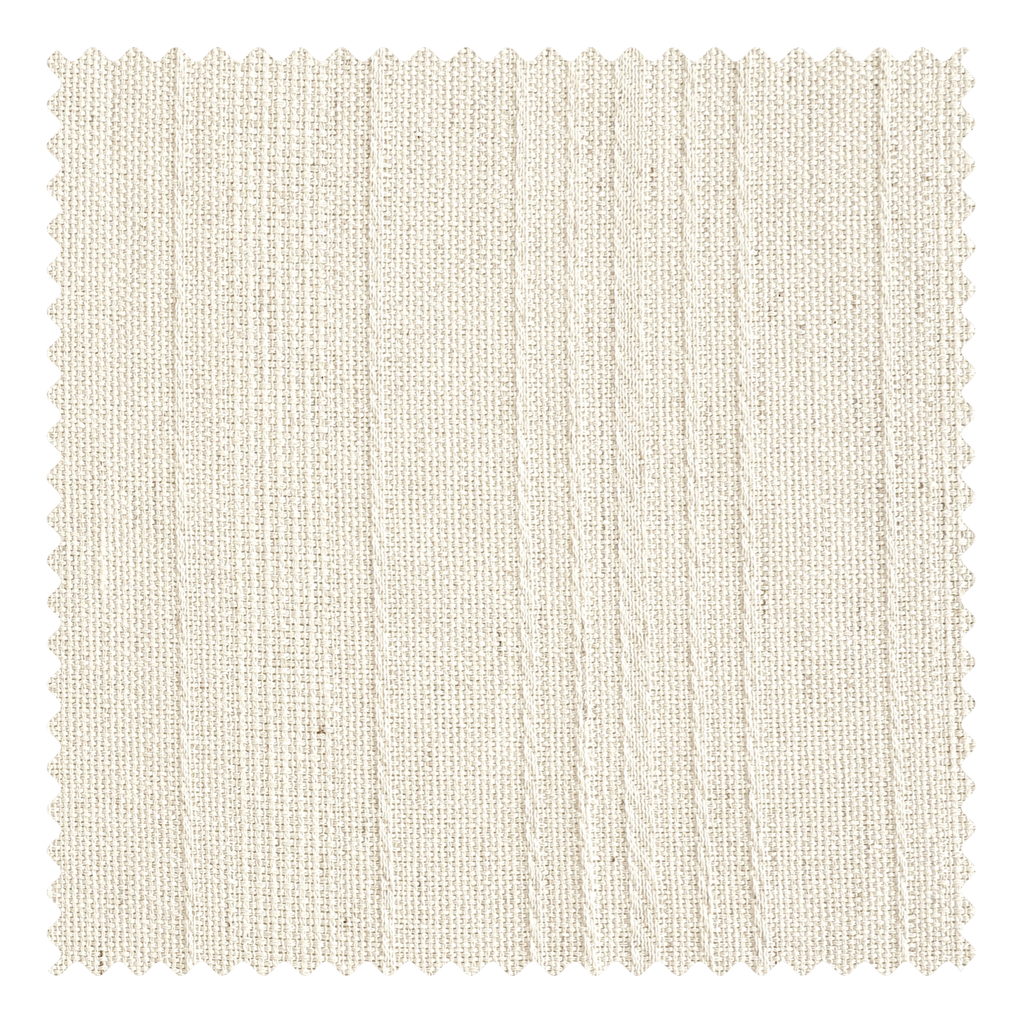 Linen fabric swatch showing natural texture and neutral tone suitable for curtains