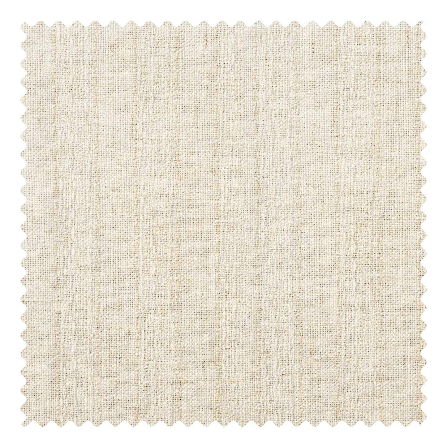 Linen fabric swatch with plain weave and a soft natural finish suitable for minimalist curtains