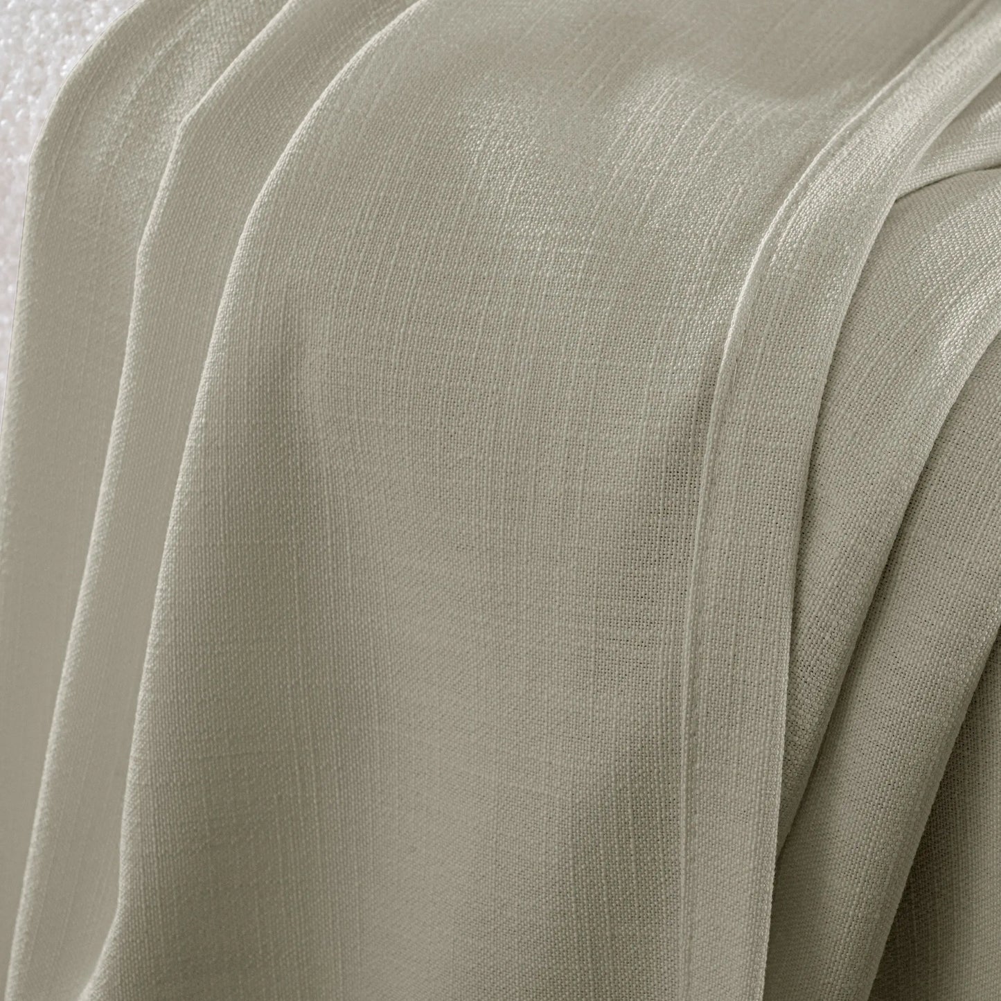 Close-up of pebble fabric with folds