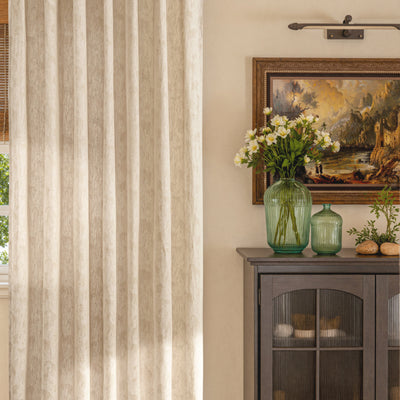 Ecru Pure Linen Natural Curtains